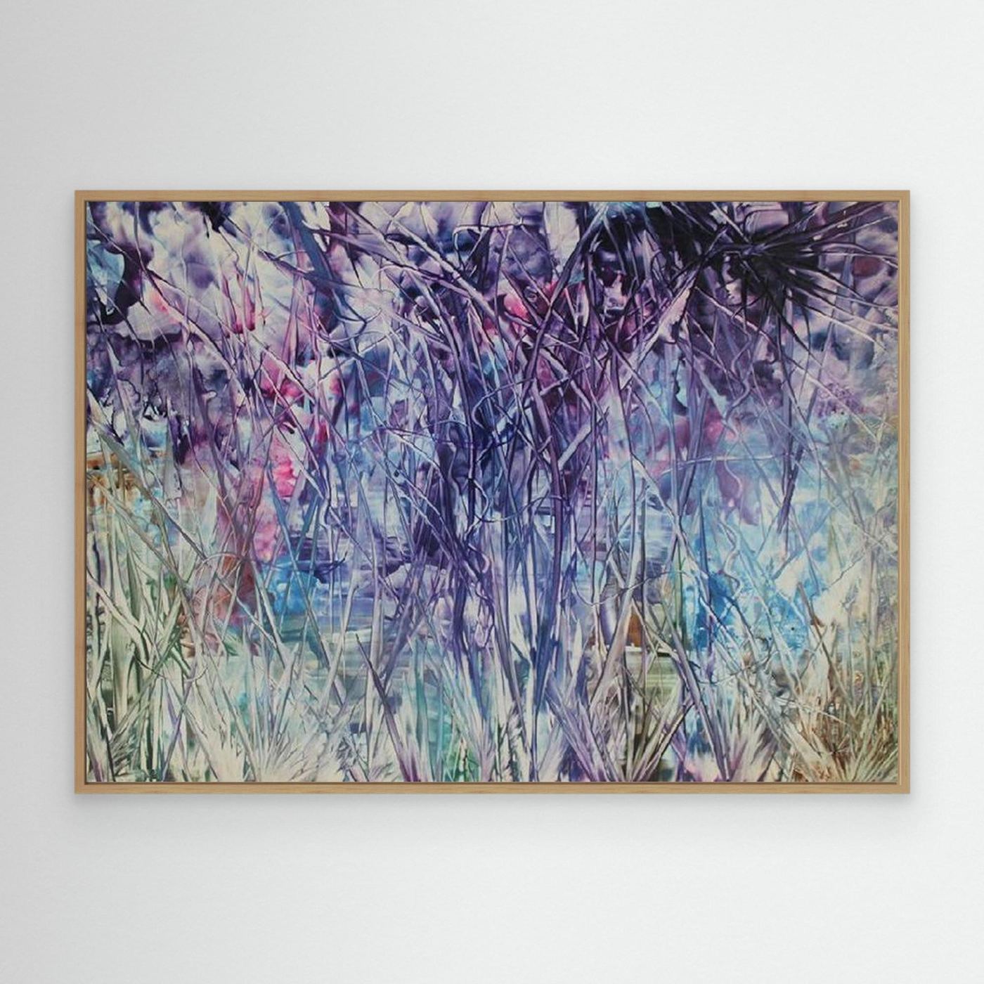 Thicket of Light Abstract Canvas Print, Matte/Satin Finish Wall Art By Maria Artygirl 