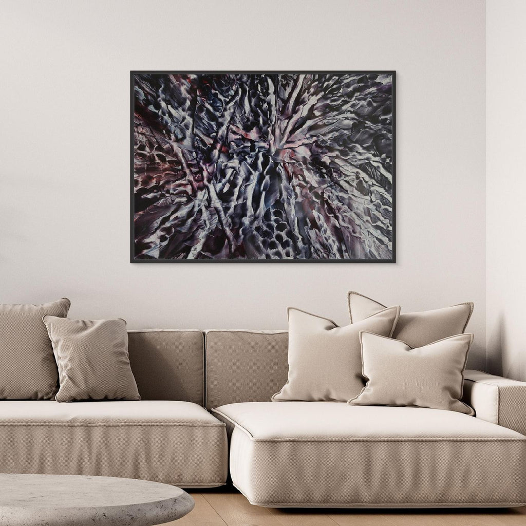 The Void Breathes, Abstract Canvas Print, Matte/Satin Finish Wall Art By Maria Artygirl