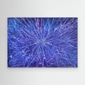 Nebula Blues Abstract Canvas Print, Matte/Satin Finish Wall Art By Maria Artygirl 