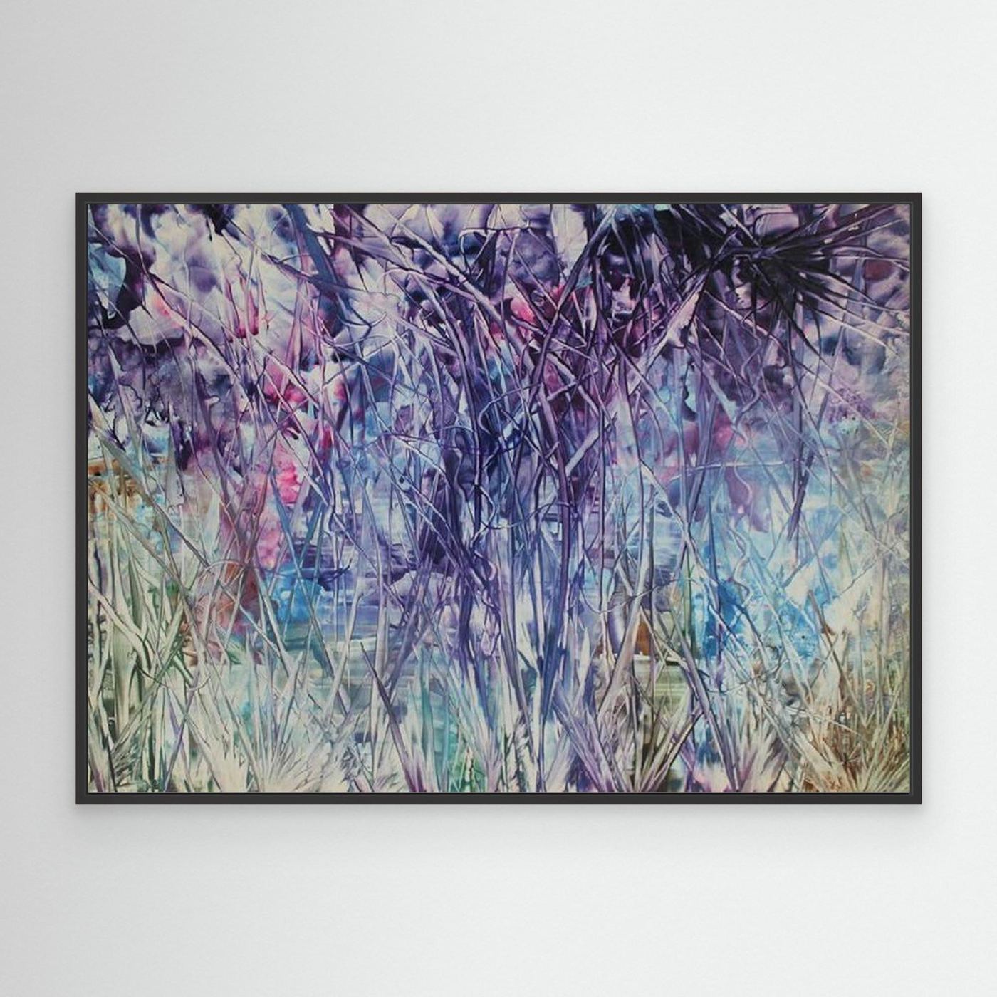 Thicket of Light Abstract Canvas Print, Matte/Satin Finish Wall Art By Maria Artygirl 