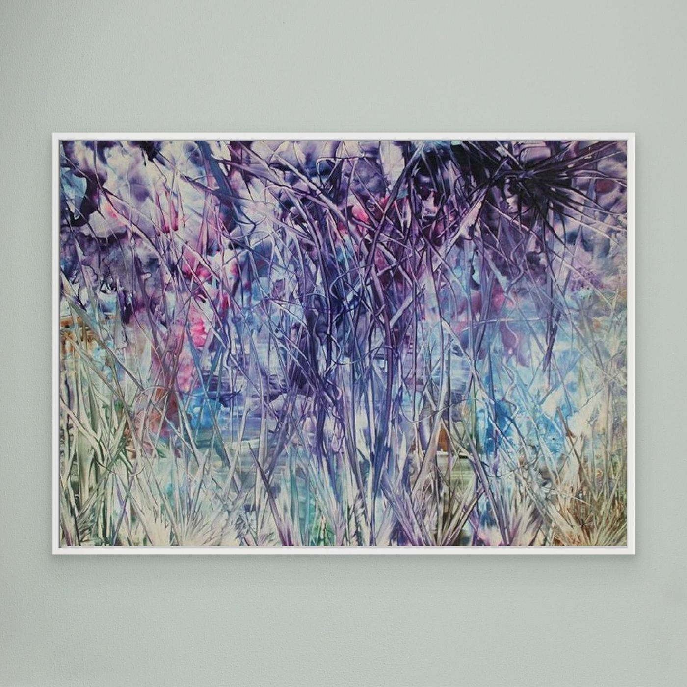 Thicket of Light Abstract Canvas Print, Matte/Satin Finish Wall Art By Maria Artygirl 