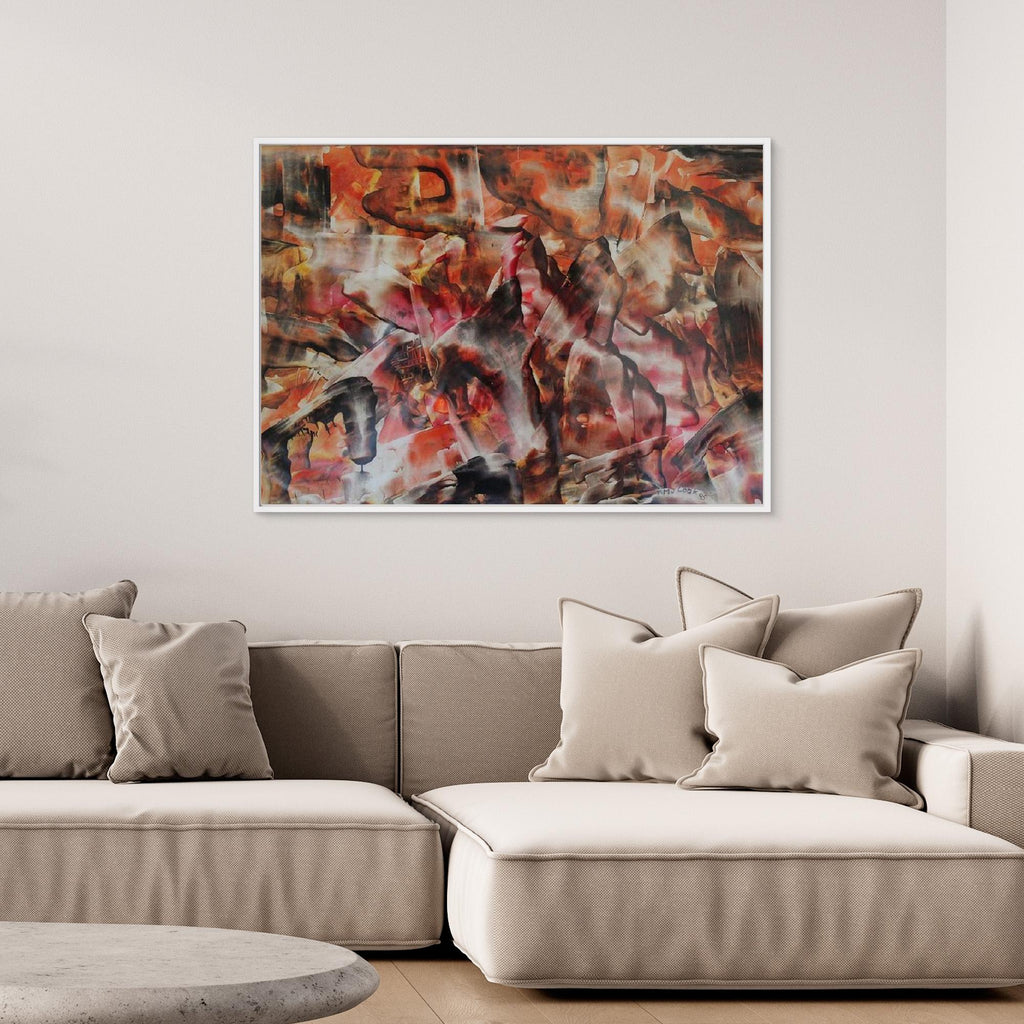 Lament of Melted Light, Abstract Canvas Print, Matte/Satin Finish Wall Art By Maria Artygirl