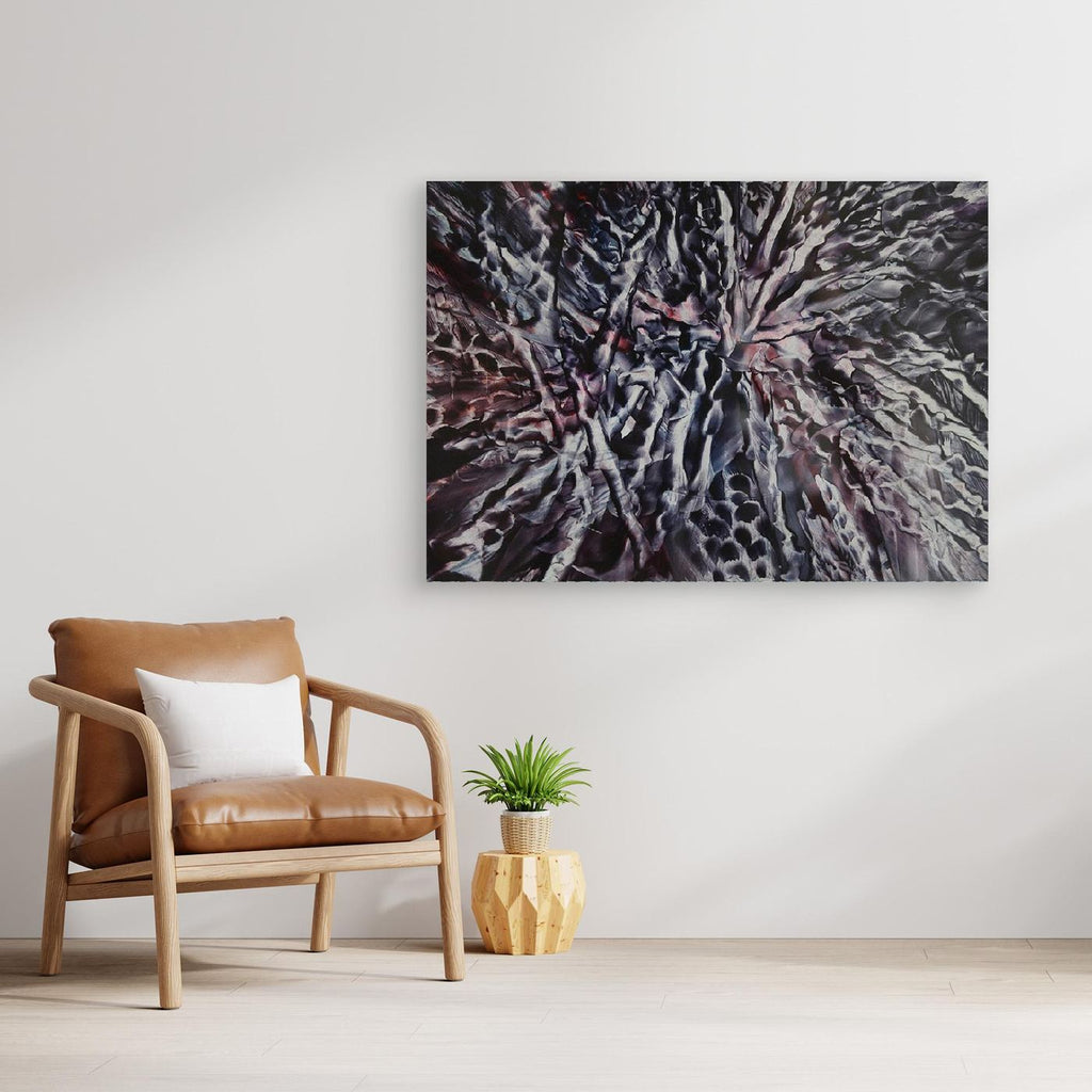 The Void Breathes, Abstract Canvas Print, Matte/Satin Finish Wall Art By Maria Artygirl