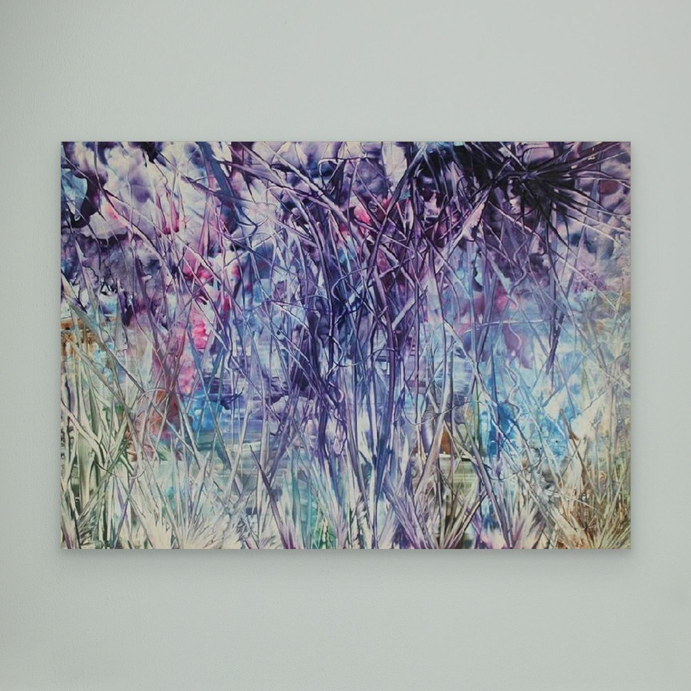 Thicket of Light Abstract Canvas Print, Matte/Satin Finish Wall Art By Maria Artygirl 