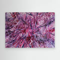Fuchsia Supernova Abstract Canvas Print, Matte/Satin Finish Wall Art By Maria Artygirl 