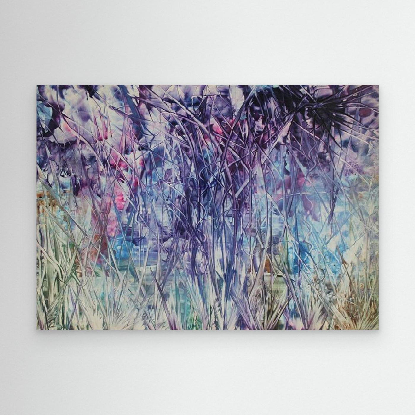 Thicket of Light Abstract Canvas Print, Matte/Satin Finish Wall Art By Maria Artygirl 